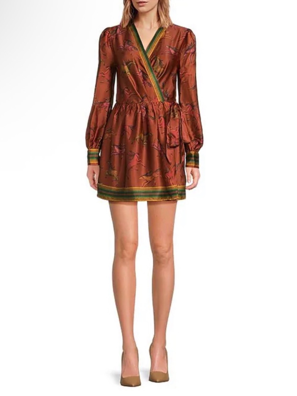 Chelsea & Violet Vanessa Equestrian Mini Wrap Dress